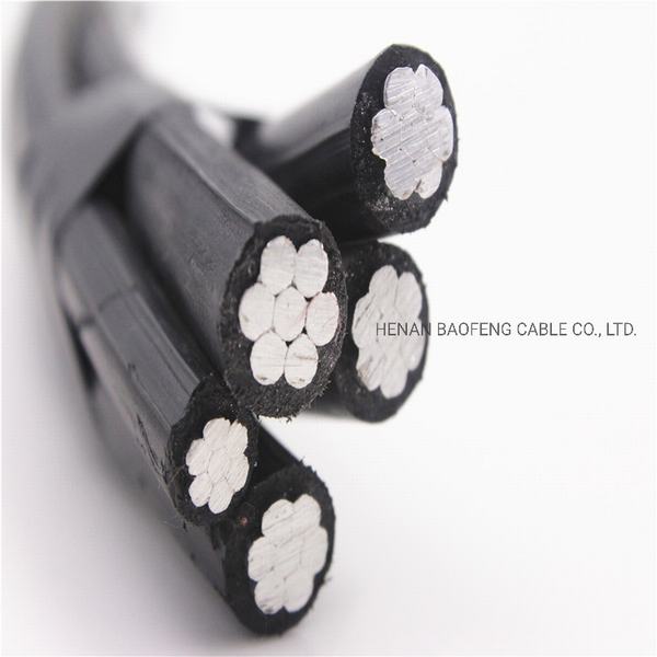 China 
                                 NFC estándar 3X25+54.6+16mm2 de conductores de aluminio aislamiento XLPE ABC Cable de antena                              fabricante y proveedor