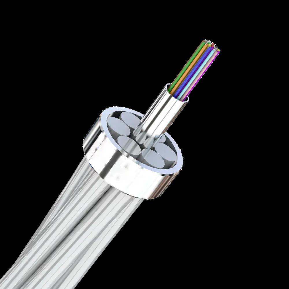 
                Cable de masa compuesto de fibra óptica OPGW
            