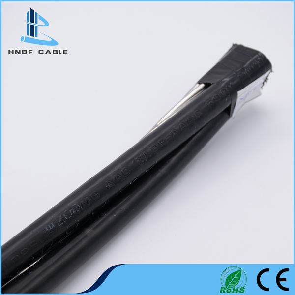 China 
                                 XLPE sobrecarga/PE Conductor de aluminio con aislamiento de 2*35sqmm Cable ABC 0.6/1.0kv                              fabricante y proveedor