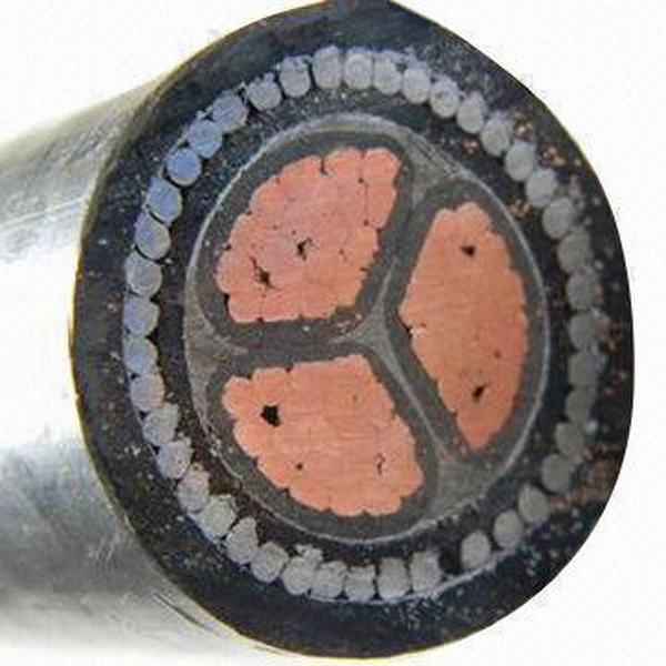 Chine 
                                 Câble blindé en cuivre pur en polyéthylène réticulé à 4 coeurs 25mm 35mm Câble d'alimentation                              fabrication et fournisseur