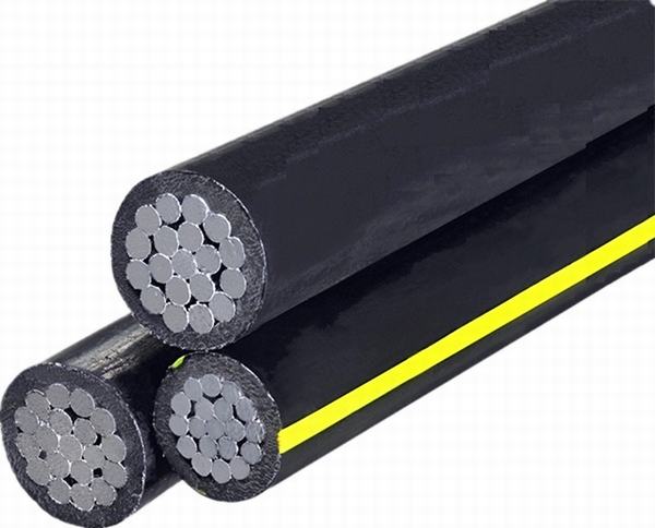 China 
                        Three Core with Insulation Aerial Bundle Service Drop Electric Cable
                      manufacture and supplier