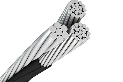
                Triplex colmillo estándar ASTM 4/0-7 AAC de aluminio con aislamiento XLPE Core/PE Cable de antena
            