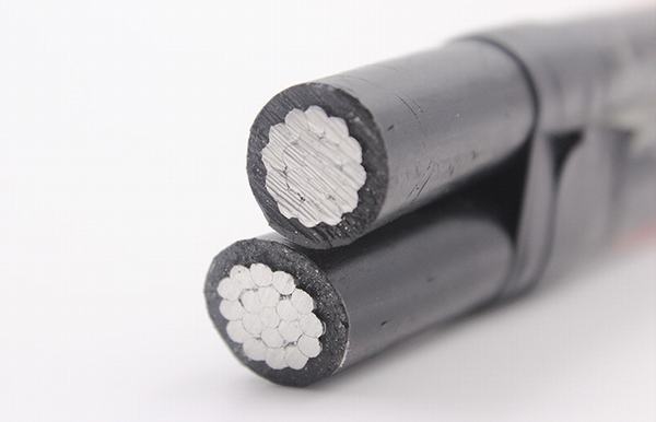China 
                                 Aislamiento XLPE/PE 2AWG ABC Cable Cable de aluminio toldo                              fabricante y proveedor