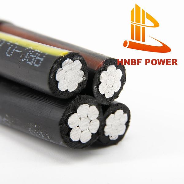 China 
                                 1kV 4/0,6 cable ABC de núcleo 2,5 mm2 4 mm2 6 mm2 10 mm2 XLPE Cable de aluminio aislado                                fabricante y proveedor