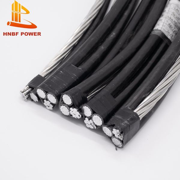 0.61kv 4 Core ABC Cable 6mm2 10mm2 XLPE Insulated Aluminum Cable 