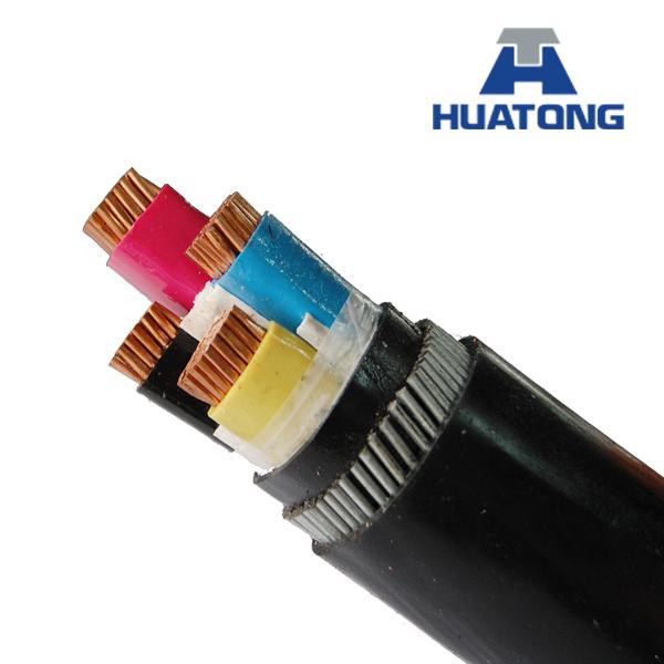 China 
                                 0.6/1kv Conductor de cobre o aluminio de 4 núcleos de 25mm2 Cable de alimentación de blindados                              fabricante y proveedor