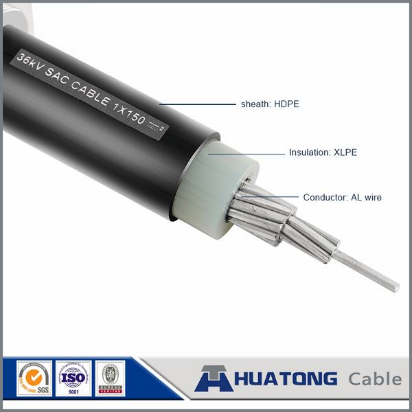 China 
                        25 Kv Sac Cable Al/XLPE HDPE Cable
                      manufacture and supplier