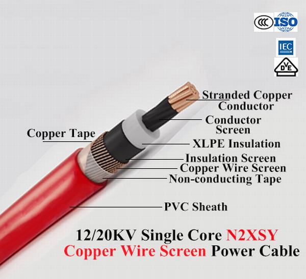China 
                        25mm Power Shield Copper Core Cable, XLPE Insulated Power Cable
                      manufacture and supplier