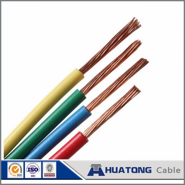 Chine 
                                 450/750V Câble électrique sur le fil conducteur unique sur le fil électrique du fil de cuivre                              fabrication et fournisseur