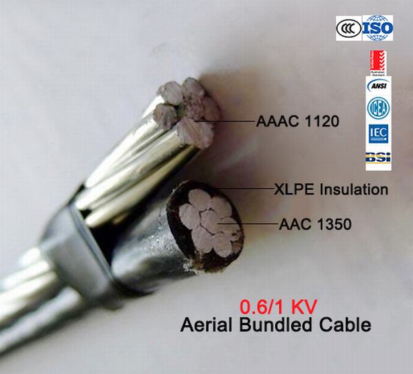 
                                 Кабель ABC 0.6/1КВ XLPE изоляцией с трехсекционной службы кабеля                            