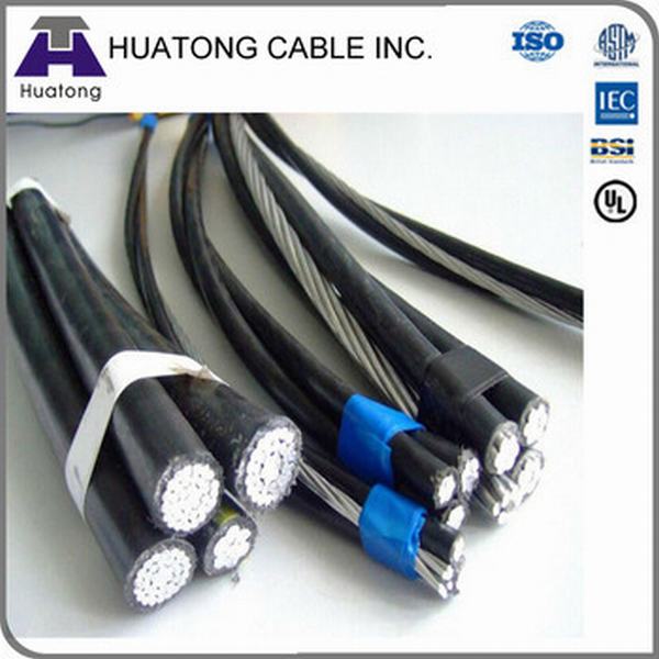 Chine 
                                 Câble en deux phases de base en aluminium avec 0.6/1kv Service Duplex Drop ABC                              fabrication et fournisseur