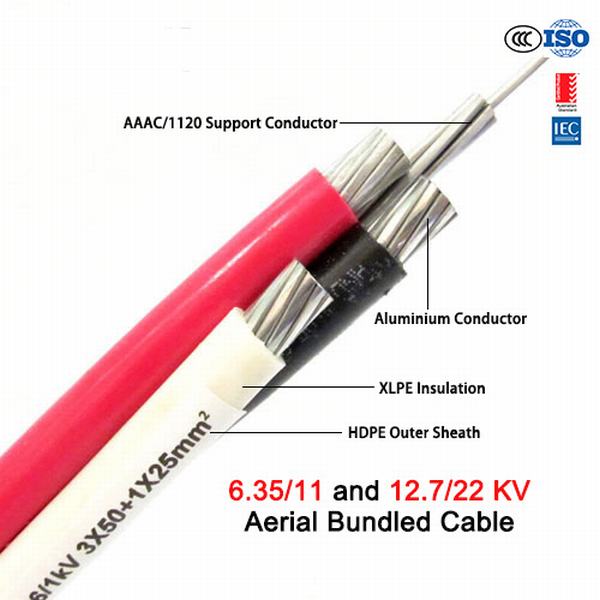 Cina 
                                 Conduttore in alluminio 33kv Duplex ABC Cable per Cile con Isolamento XLPE                              produzione e fornitore