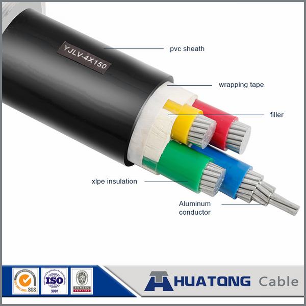 China 
                                 Cable de alimentación del núcleo de aluminio/PVC Amoured aislamiento XLPE Chaqueta de cable de alimentación de 4*185mm2                              fabricante y proveedor