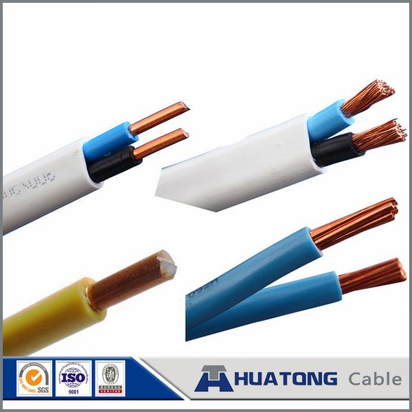 Chine 
                                 Cheap isolant en PVC Gaine en PVC double plat sur le fil de fil de cuivre                              fabrication et fournisseur