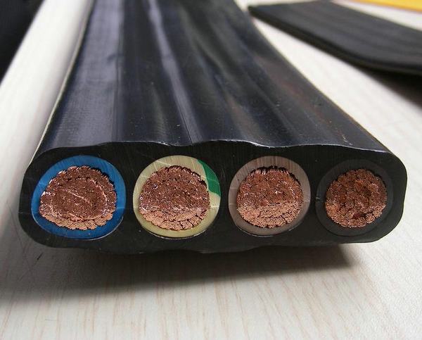 China 
                        Flexible Cable Flat Cable Four Cores Annealed Copper Power Cable
                      manufacture and supplier