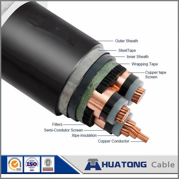 China 
                                 Cobre de baja tensión del cable de alimentación de Swa con alta calidad                              fabricante y proveedor