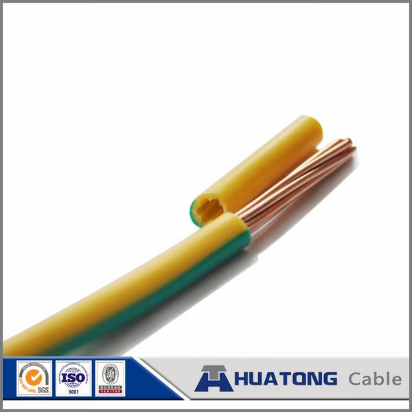 Chine 
                                 Câble isolé PVC Conducteur en cuivre du fil vert jaune le fil de terre                              fabrication et fournisseur