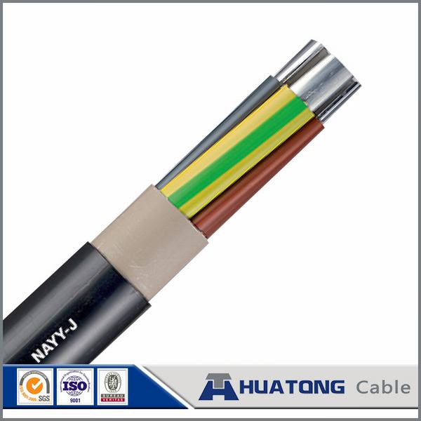 Chine 
                                 Câble d'alimentation KV 0.6/1 isolés en PVC et gainés Nayy, avec Al conducteurs                              fabrication et fournisseur