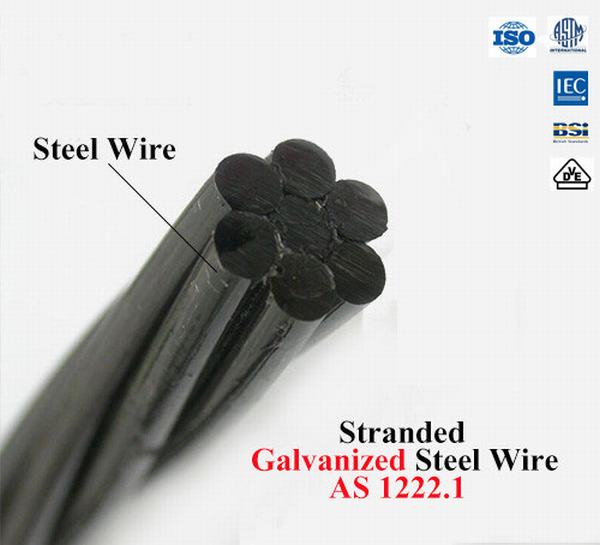 Stranded Galvanized Steel Wire 5/16 (7/2.77) , ASTM Standard