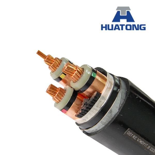 China 
                                 Tres núcleos con aislamiento XLPE conductores de cobre trenzado El cable de alimentación                              fabricante y proveedor