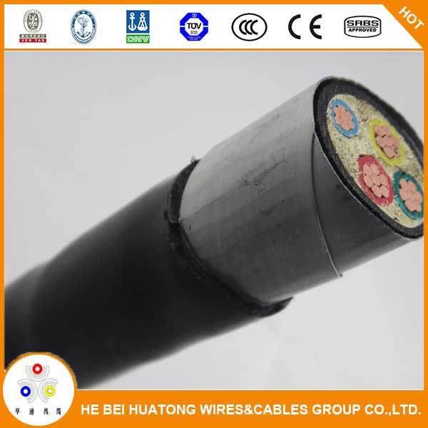 
                                 0,6/1 kv 25 mm2 35 mm2 50 mm2 Kupferleiter PVC-Isoliertes Stahlband Ummanteltes PVC-Netzkabel                            