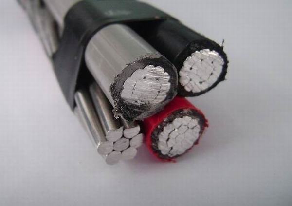 0.6/1kv 4 Core 35mm 50mm 70mm 95mm Aluminum Conductor X-90 Insulation Aerial Bundle Cable