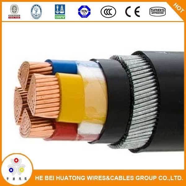 
                                 4 ОСНОВНЫХ XLPE 0.6/1кв изолированных медных бронированные подземных электрического кабеля                            