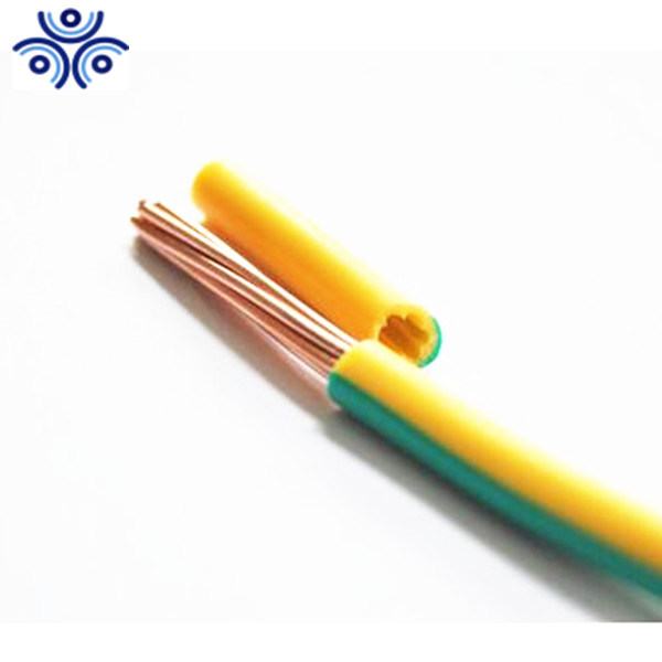 0.6/1kv 4mm2 35mm2 V-90 Copper Conductor Yellow Green Electrical Earth Cable with AS/NZS5000.1