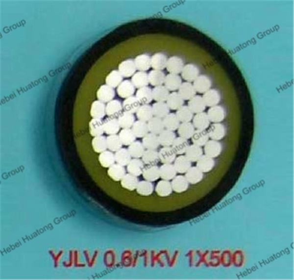 China 
                                 0.6/1kv 500mm2 Single Core Insualted XLPE Cable de alimentación de aluminio                              fabricante y proveedor