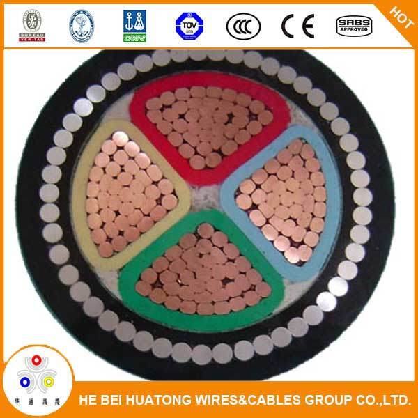 0.6/1kv 70mm2 Copper Conductor Thermoplastic Insulated Steel Wire Armored Power Cable