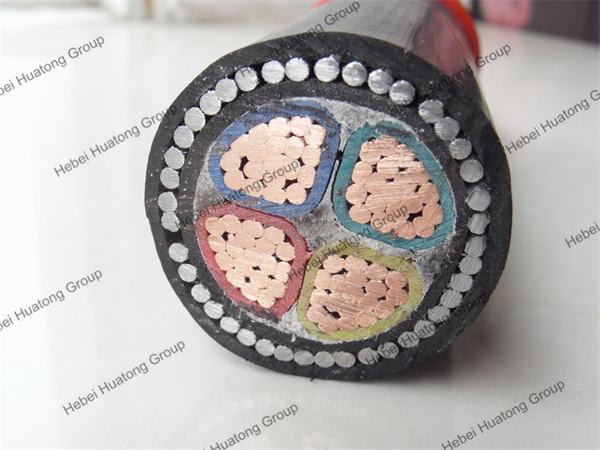 0.6/1kv Copper Conductor Types of Cables and Armoured Electric Power Cable