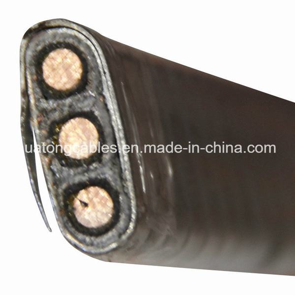 1.8/3kv EPDM Insulated and Sheathed Submersible Oil Pump Cable Esp Cable