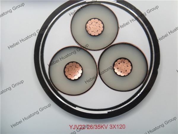 11kv Copper or Aluminum Conductor XLPE Insulation Steel Wire or Steel Tape Armored Underground Power Cable