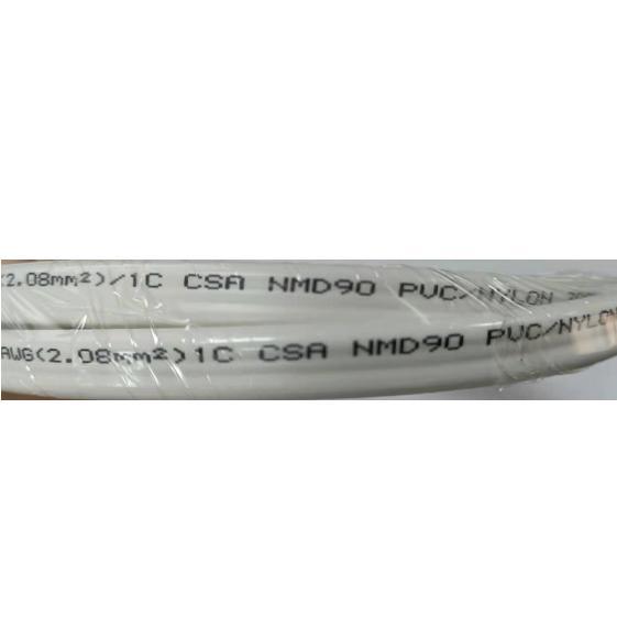
                                 12/2 14/2 Llano Core Revestimiento de PVC Nmd90 Cable de construcción estándar canadiense                            