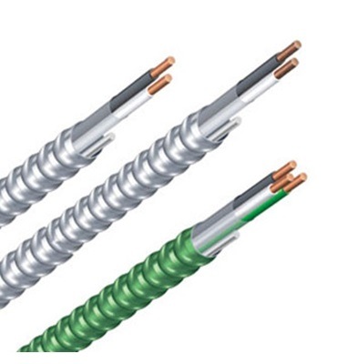 
                12/2 AWG Thhn/Thwn Insulated Singles Green Insulated Ground UL Listed Mc Cable 600 Volts
            