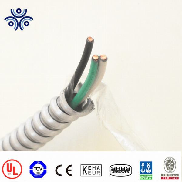 China 
                        12-2 Metal Clad Cable W/ Ground, Aluminum Armored Solid Copper Conductors. Mc Cable
                      manufacture and supplier