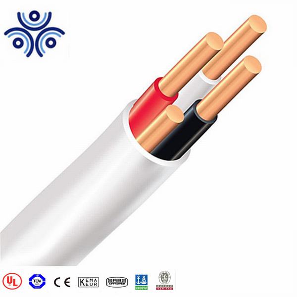 China 
                                 14/2 12/3 12/2 con el suelo duro estándar de cable 600v cable de cobre de Romex Nm-B                              fabricante y proveedor