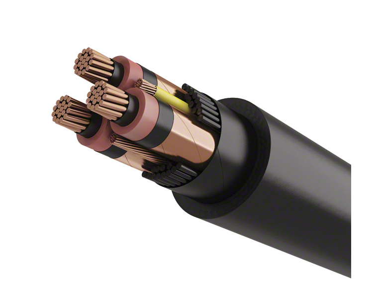 15kv 2/0 3c Bare Copper Stranded EPDM Insulation CPE Jacket MP-Gc Cable Mining Cable