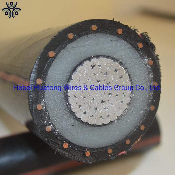 Chine 
                                 15kv conducteurs en aluminium de fil de cuivre ou de ruban de cuivre primaire de distribution souterrain de blindage du câble d'alimentation                              fabrication et fournisseur