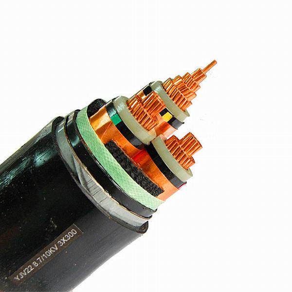 China 
                                 18/30 (36) núcleo Conductorxlpe Kvthree cobre con aislamiento de la cinta de acero de doble Cable blindado                              fabricante y proveedor