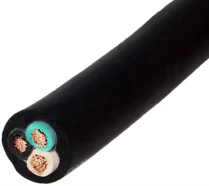 
                2 3 4 5 6 núcleo flexible de goma cable de viga Cable de soow
            
