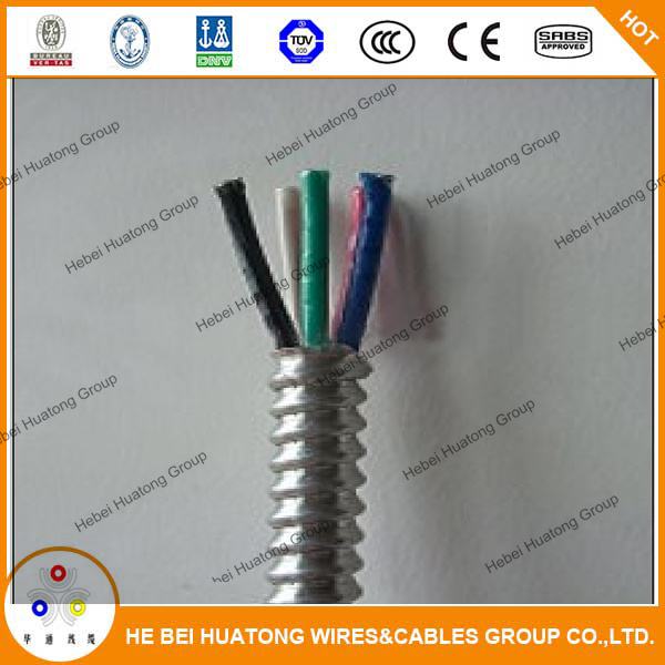 China 
                                 2 Core 3 Thhn core Core de aleación de aluminio galvanizado blindados de cinta de cable de alimentación                              fabricante y proveedor
