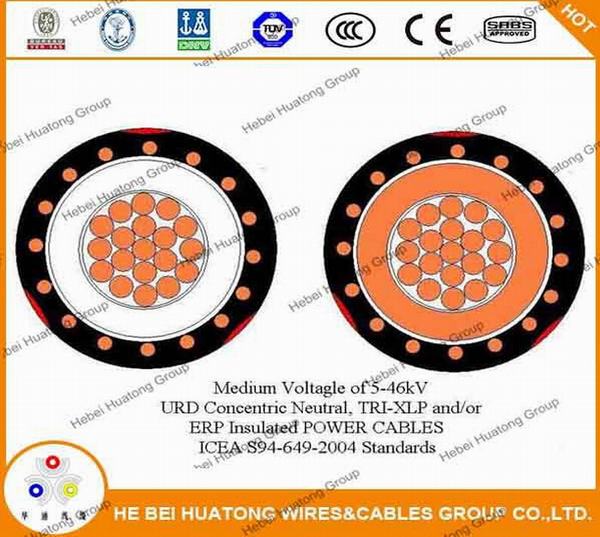 220 Mil EPR 15 KV Urd Cable 100% Insulation Level with UL1072 Certificate