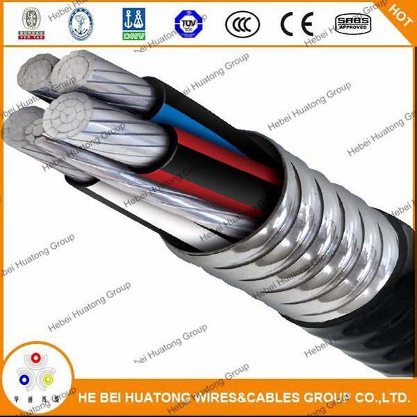 Китай 
                                 2c 3/0AWG UL1569 Алюминиевая лента броня Тип МС кабель                              производитель и поставщик