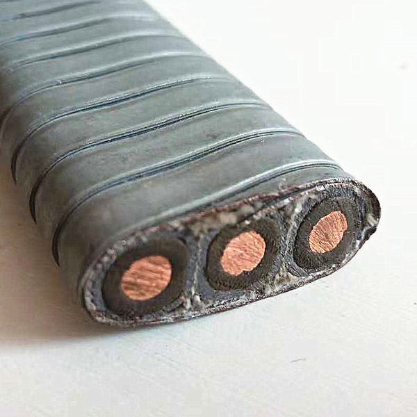 China 
                                 3.6/6kv de cable de la bomba de aceite sumergible Cable de alimentación Cable Esp                              fabricante y proveedor