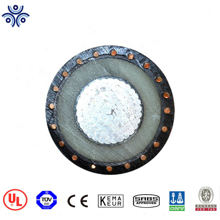 35kv Single Core 1000mcm Tr-XLPE Insulated LLDPE Mv90 Cable
