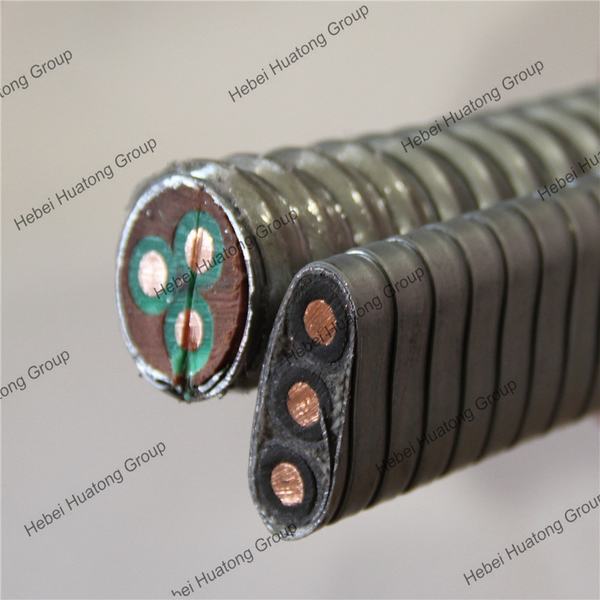 China 
                                 3kv 5kv de cinta de acero recubierto de plomo Vehículos blindados de Esp/ bomba de aceite de Cable sumergible Cable                              fabricante y proveedor