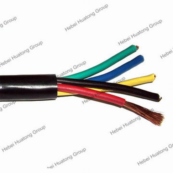450/750V Flexible Copper Conductor PVC Insulation PVC Sheathed Power Cord Cable