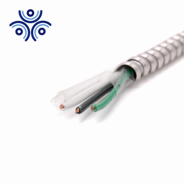 600V 2*12AWG with Earth Conductor Mc Cable Type Used for Feeder