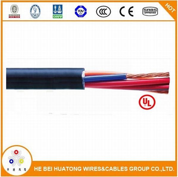 600V 2 Core 14AWG 6AWG PVC/Nylon Insulation Power and Control Type Tc Cable with UL1277